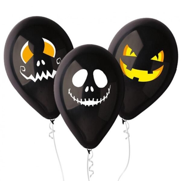 Baloni Halloween lica, 3 kom