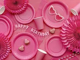 Svjećice Happy B-day pink 13 pcs 2,5 cm