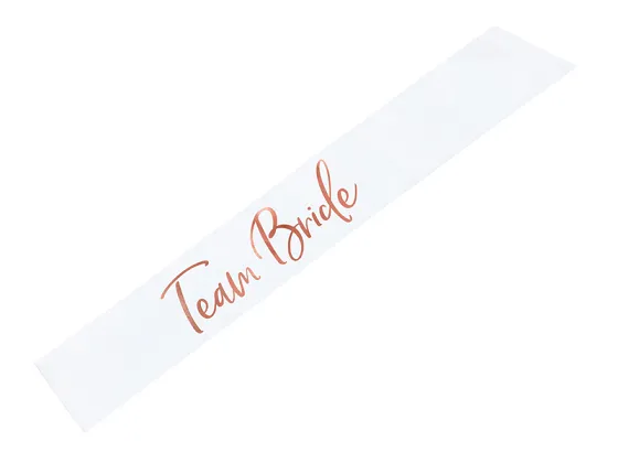 Satenski pojas Bride to be, white, 75 cm